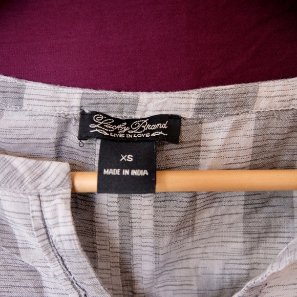 Lucky Brand Peasant Blouse - Picture 2 of 4